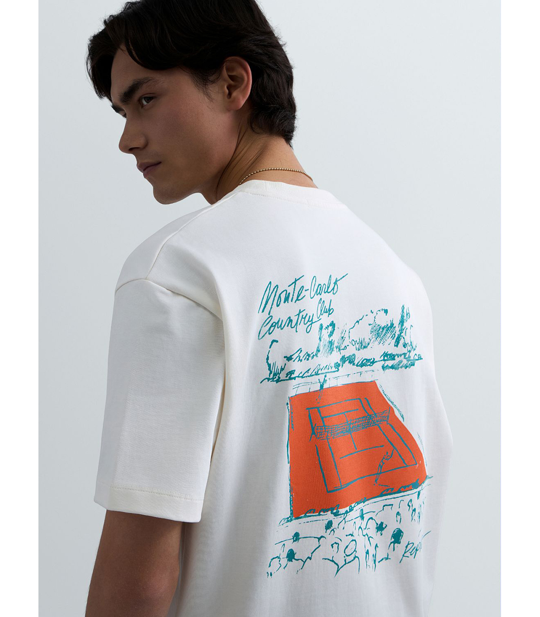 REPLAY &times; Monte Carlo Country Club オーバーサイズ Tシャツ 詳細画像 ホワイト 6